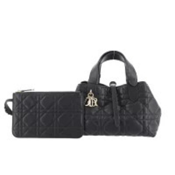 Dior Handbags - Dior Toujours Macro Cannage Calfskin Black Bag